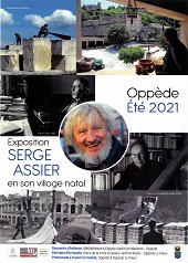 Oppède le vieux - Serge Assier en son village natal Juillet / Août 2021